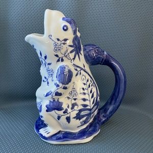 Vintage Baum Bros Ceramic Frog Pitcher